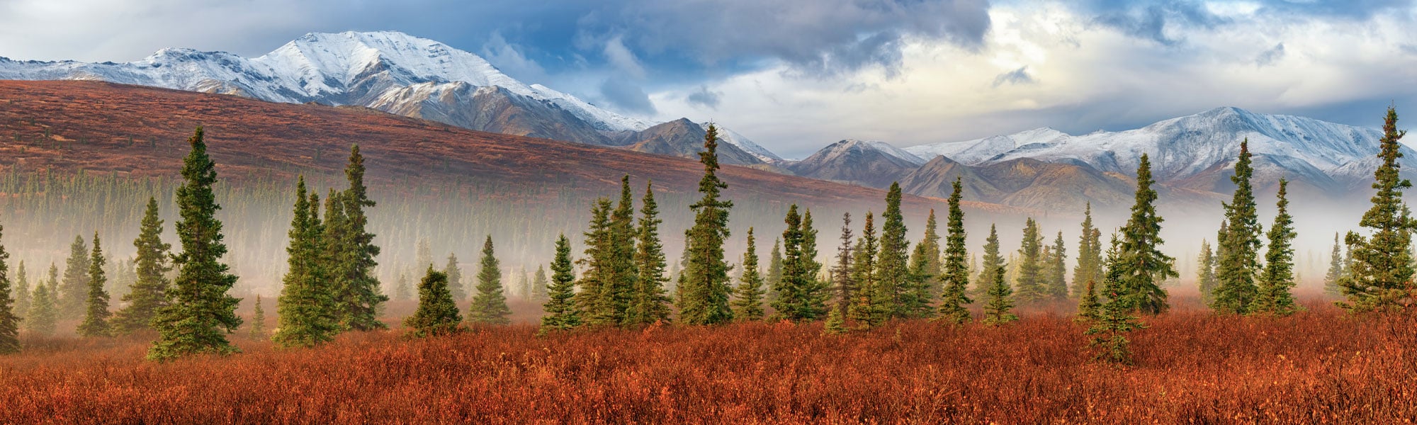 Alaska fall landscape